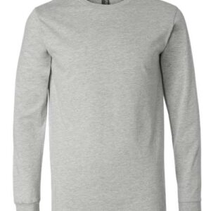 BELLA + CANVAS Heather CVC Long Sleeve Tee