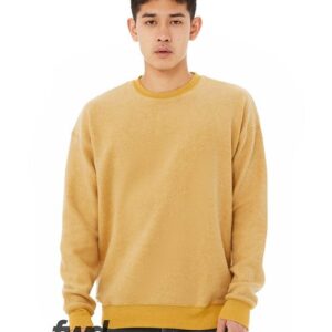 BELLA + CANVAS 3345 - Unisex FWD Fashion Sueded Drop Shoulder Crewneck Sweatshirt
