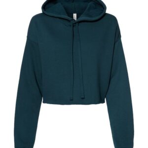 BELLA + CANVAS Women's Crop Hoodie Sweatshirt