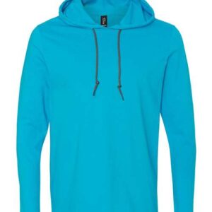 Gildan Unisex Softstyle® Lightweight Hooded Long Sleeve T-Shirt