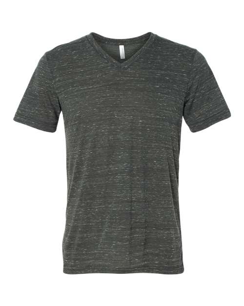 BELLA + CANVAS Unisex Textured Jersey V-Neck Tee - Image 6