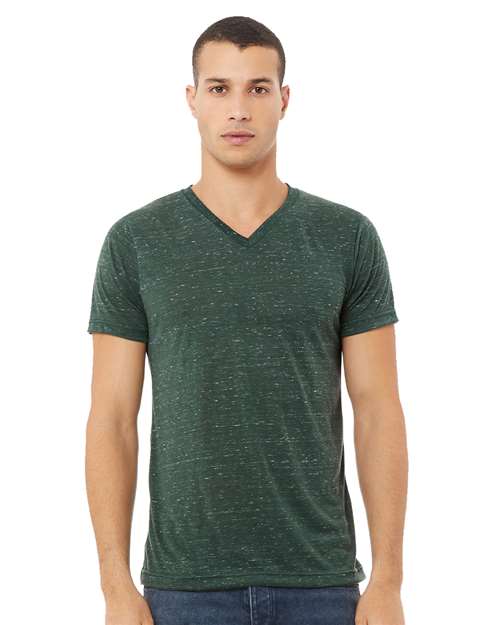 BELLA + CANVAS Unisex Textured Jersey V-Neck Tee - Image 8