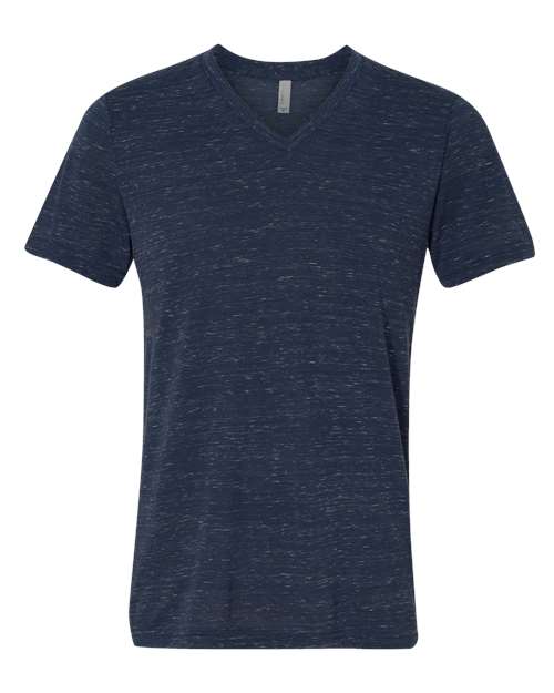 BELLA + CANVAS Unisex Textured Jersey V-Neck Tee - Image 10