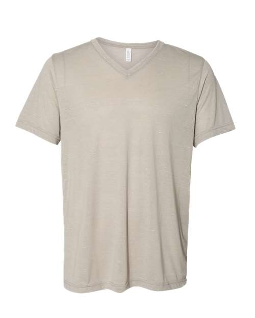 BELLA + CANVAS Unisex Textured Jersey V-Neck Tee - Image 14