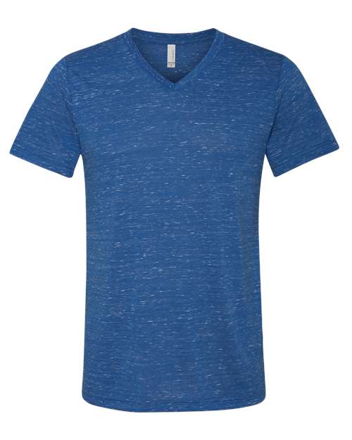 BELLA + CANVAS Unisex Textured Jersey V-Neck Tee - Image 15