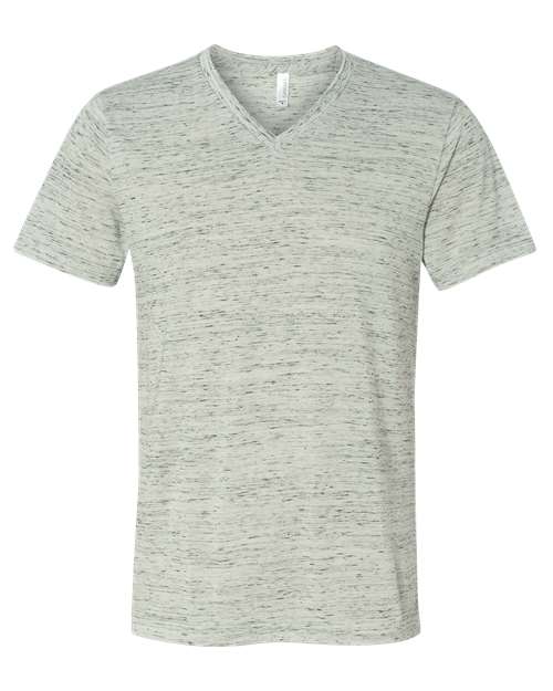 BELLA + CANVAS Unisex Textured Jersey V-Neck Tee - Image 16