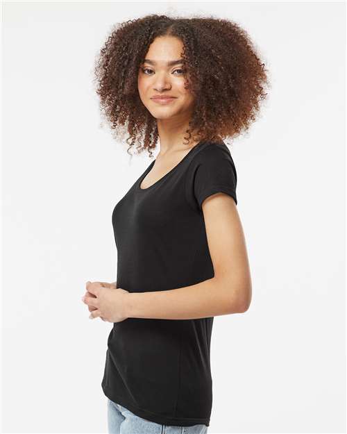 Tultex Women's Poly-Rich Scoop Neck T-Shirt - Image 6