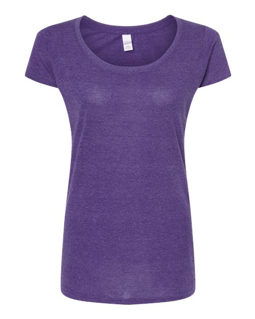 Tultex Women's Poly-Rich Scoop Neck T-Shirt - Image 14