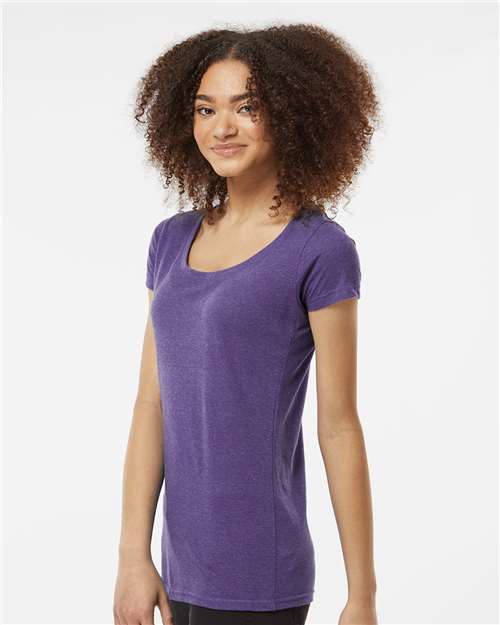 Tultex Women's Poly-Rich Scoop Neck T-Shirt - Image 18