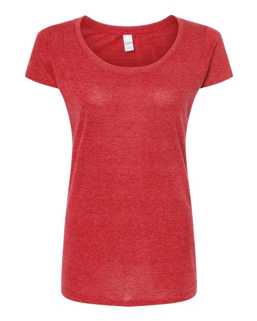 Tultex Women's Poly-Rich Scoop Neck T-Shirt - Image 21