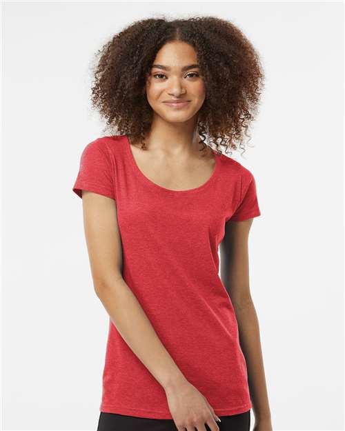 Tultex Women's Poly-Rich Scoop Neck T-Shirt - Image 24