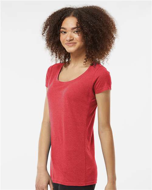 Tultex Women's Poly-Rich Scoop Neck T-Shirt - Image 25