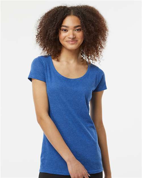 Tultex Women's Poly-Rich Scoop Neck T-Shirt - Image 30