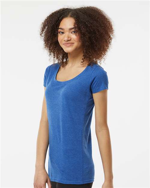 Tultex Women's Poly-Rich Scoop Neck T-Shirt - Image 31