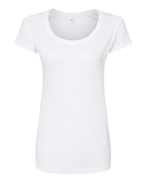 Tultex Women's Poly-Rich Scoop Neck T-Shirt - Image 34