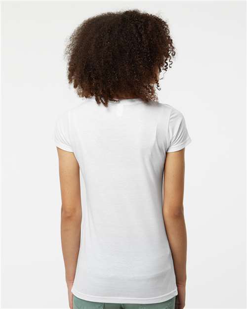 Tultex Women's Poly-Rich Scoop Neck T-Shirt - Image 39