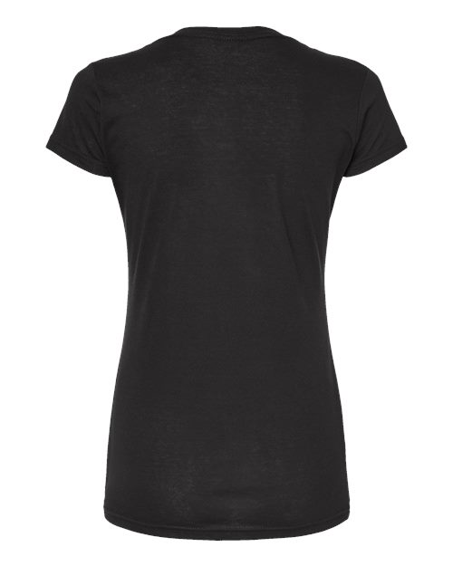Tultex Women's Poly-Rich V-Neck T-Shirt - Image 3