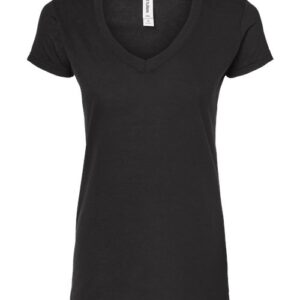 Tultex Women's Poly-Rich V-Neck T-Shirt