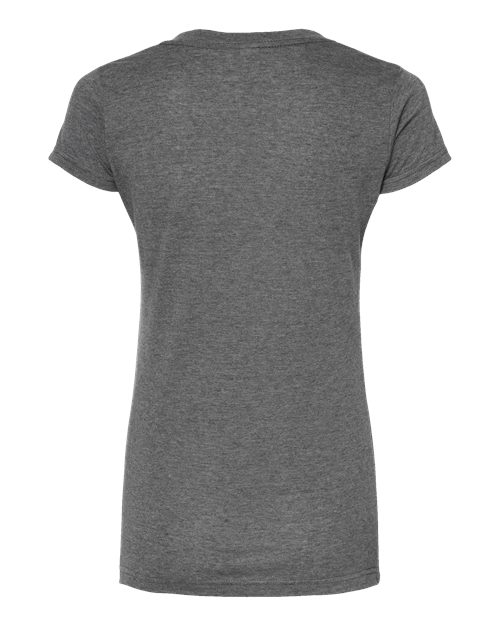 Tultex Women's Poly-Rich V-Neck T-Shirt - Image 9