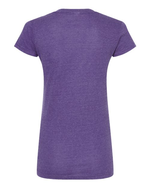 Tultex Women's Poly-Rich V-Neck T-Shirt - Image 15