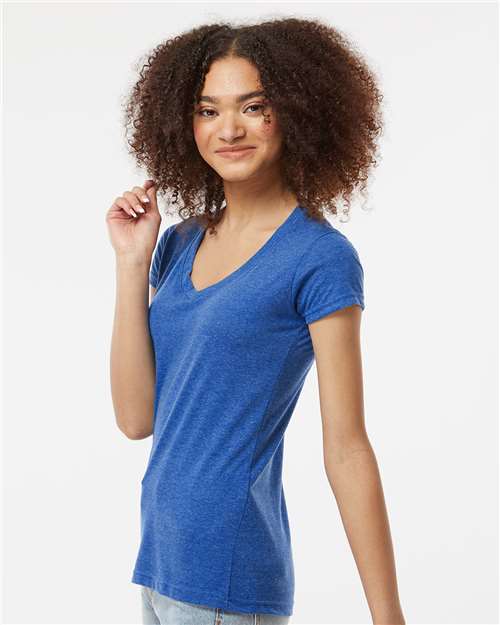 Tultex Women's Poly-Rich V-Neck T-Shirt - Image 31