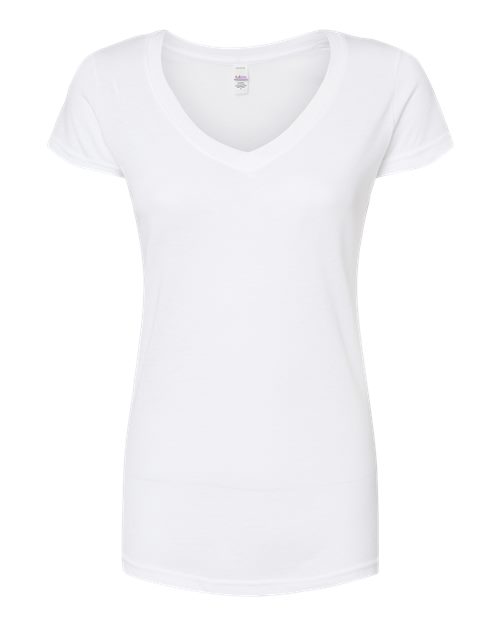 Tultex Women's Poly-Rich V-Neck T-Shirt - Image 34