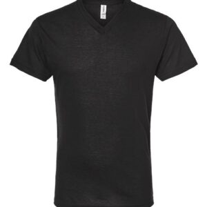 Tultex Men's Poly-Rich V-Neck T-Shirt