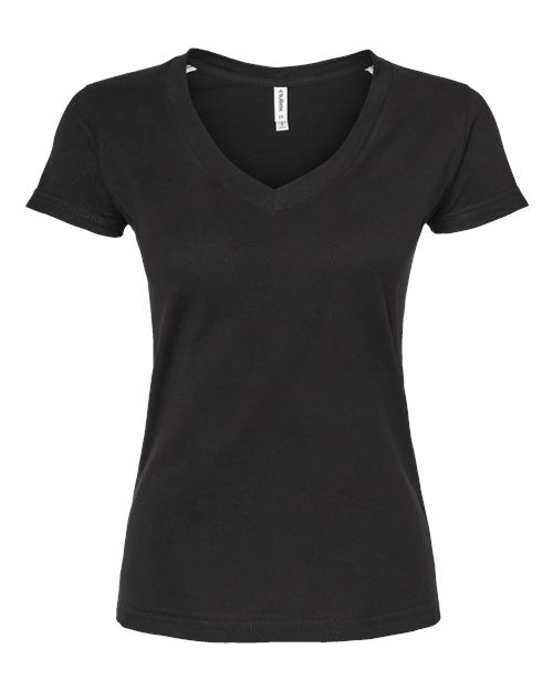 Tultex Women's Fine Jersey V-Neck T-Shirt - Image 8