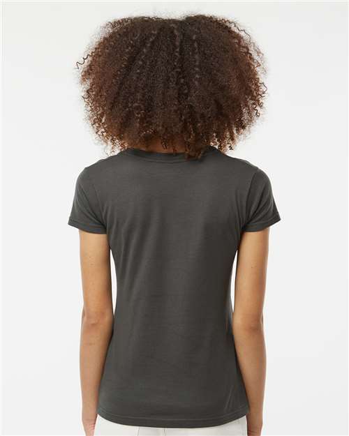 Tultex Women's Fine Jersey V-Neck T-Shirt - Image 19