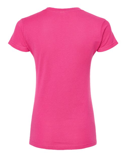 Tultex Women's Fine Jersey V-Neck T-Shirt - Image 21