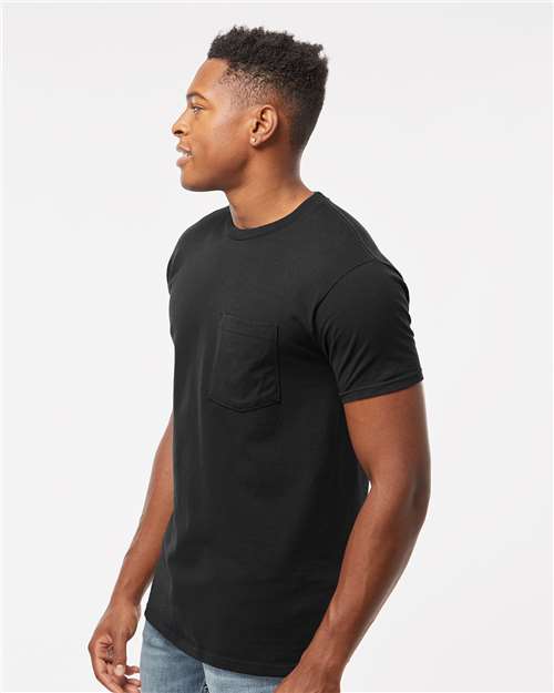 Tultex Unisex Heavyweight Jersey Pocket T-Shirt - Image 6