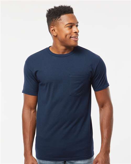 Tultex Unisex Heavyweight Jersey Pocket T-Shirt - Image 35