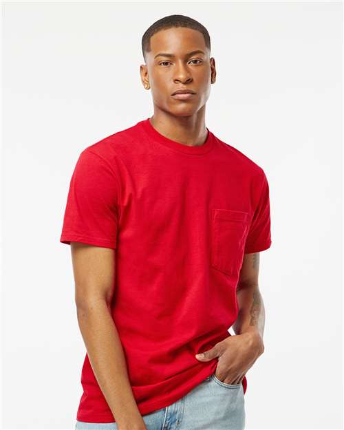 Tultex Unisex Heavyweight Jersey Pocket T-Shirt - Image 41