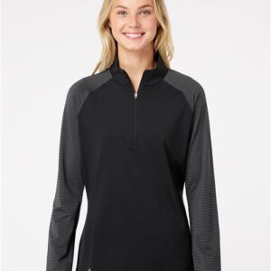 Adidas Women's Ultimate365 Lightweight Raglan Quarter-Zip Pullover