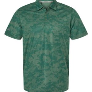 Adidas Men's All Over Camo Print Polo