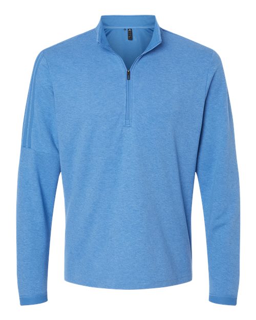 Adidas Men's 3-Stripes Quarter-Zip Sweater Pullover - Image 5
