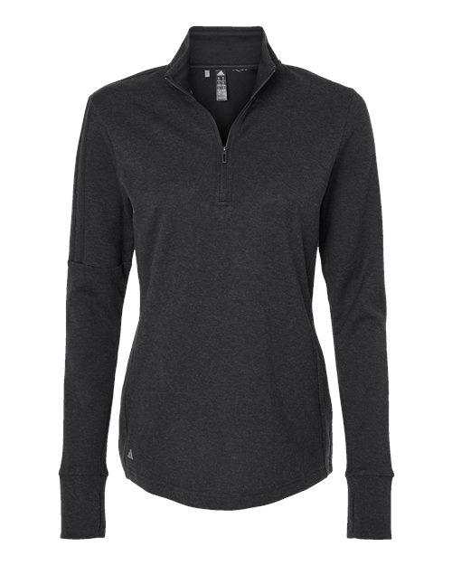 Adidas Women's 3-Stripes Quarter-Zip Sweater Pullover - Image 3
