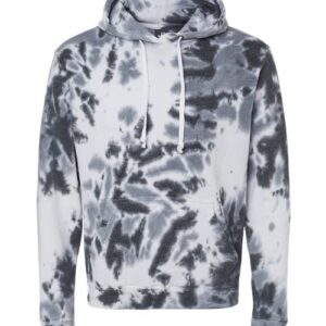 J. America Men's Tie-Dyed Fleece Hooded Sweatshirt