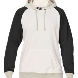 J. America Unisex Vintage Tricolor Hooded Sweatshirt