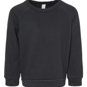 BELLA + CANVAS Toddler Sponge Fleece Raglan Crewneck Sweatshirt