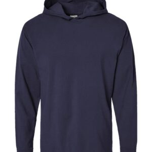ComfortWash by Hanes Unisex Garment-Dyed Jersey Hooded Long Sleeve T-Shirt