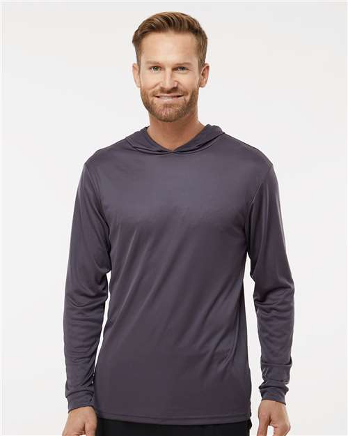 Paragon Unisex Bahama Performance Hooded Long Sleeve T-Shirt - Image 35