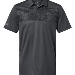 Adidas Men's Camo Chest Print Polo