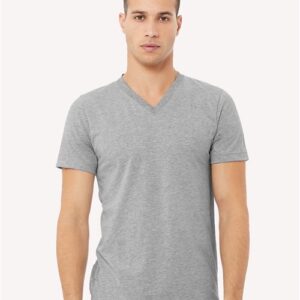 BELLA + CANVAS 3005CVC - Unisex Heather CVC V-Neck Tee