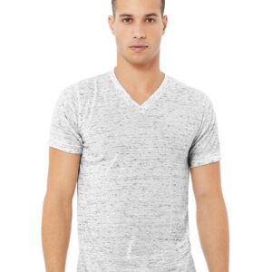 BELLA + CANVAS 3655 - Unisex Textured Jersey V-Neck Tee