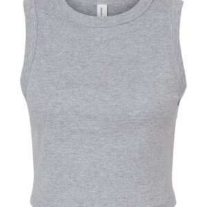 BELLA + CANVAS Women's Micro Rib Muscle Crop Tank