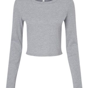 BELLA + CANVAS Women's Micro Rib Long Sleeve Baby Tee