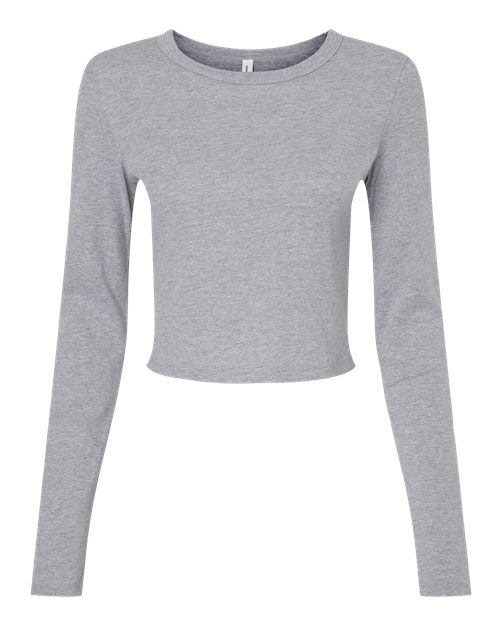 BELLA + CANVAS Women's Micro Rib Long Sleeve Baby Tee