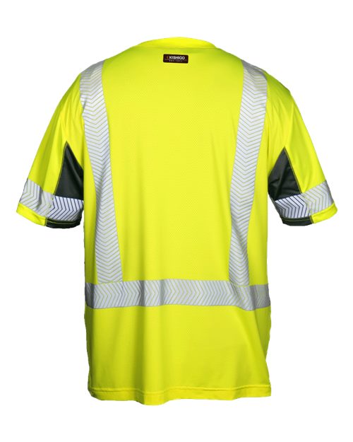 Kishigo Unisex Premium Black Series® Cool Touch Class 3 T-Shirt - Image 3