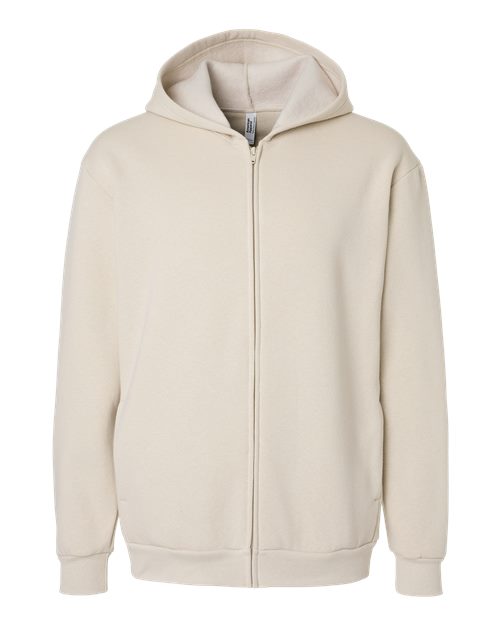 American Apparel Unisex ReFlex Fleece Full-Zip Hoodie Sweatshirt - Image 4